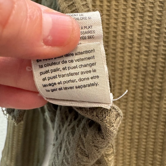 We The Free Wildcat Cowl Neck Waffle Knit
Thermal Pullover - Picture 8 of 16